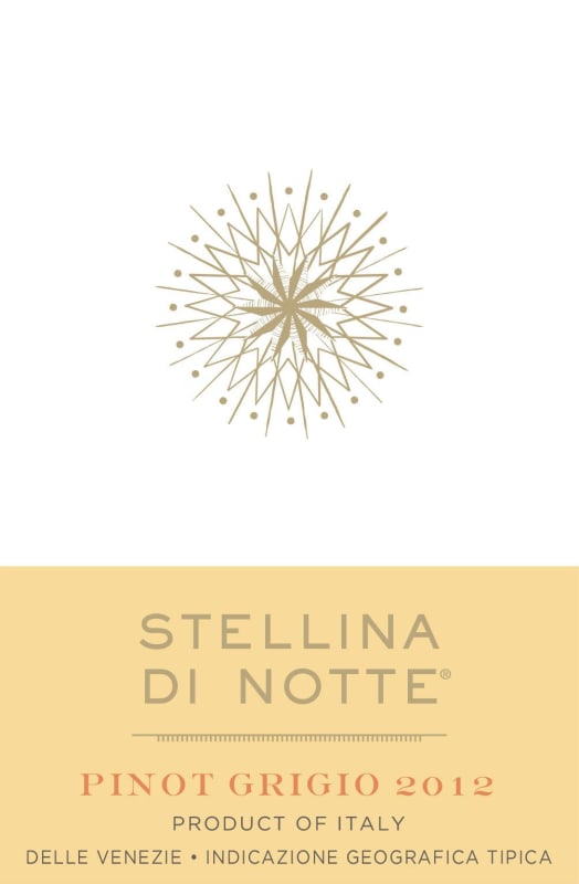 Stellina di Notte delle Venezie Pinot Grigio 2012 Front Label