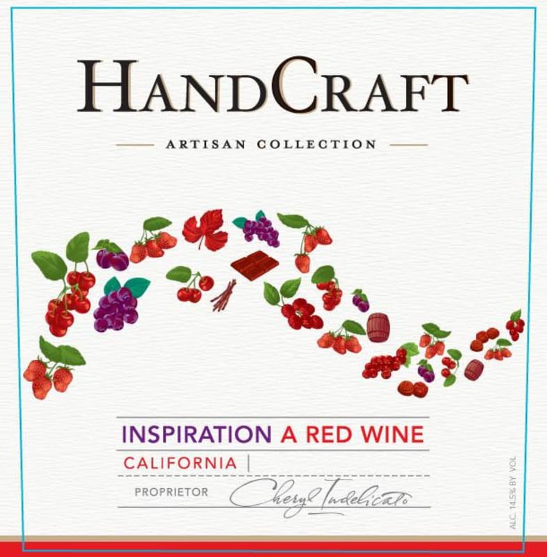 HandCraft Inspiration Red 2015 Front Label