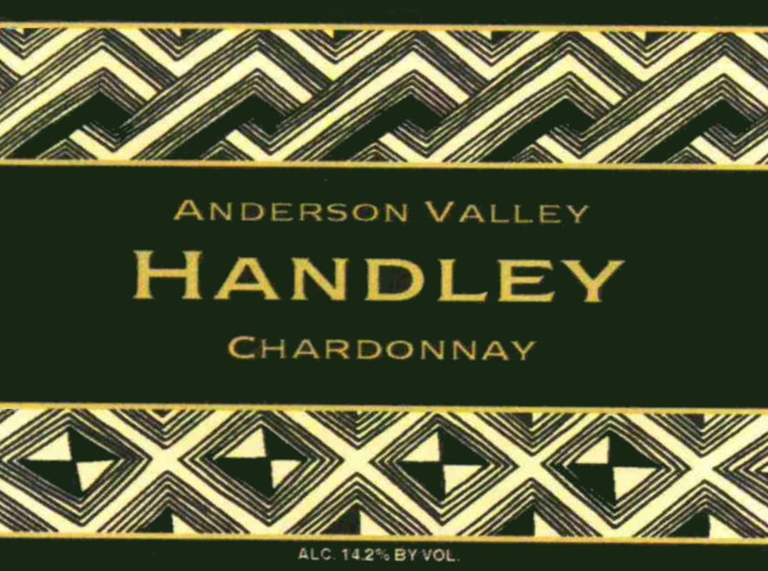 Handley Anderson Valley Chardonnay 2012 Front Label