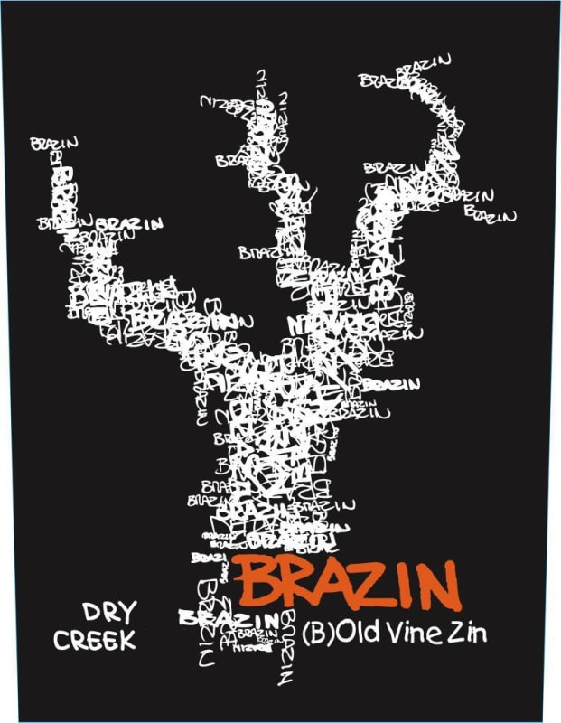 Brazin B Old Vine Rockpile Zinfandel 2009 Front Label