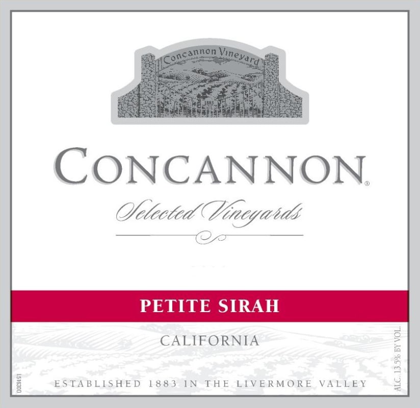 Concannon Selected Vineyards Petite Sirah 2014 Front Label