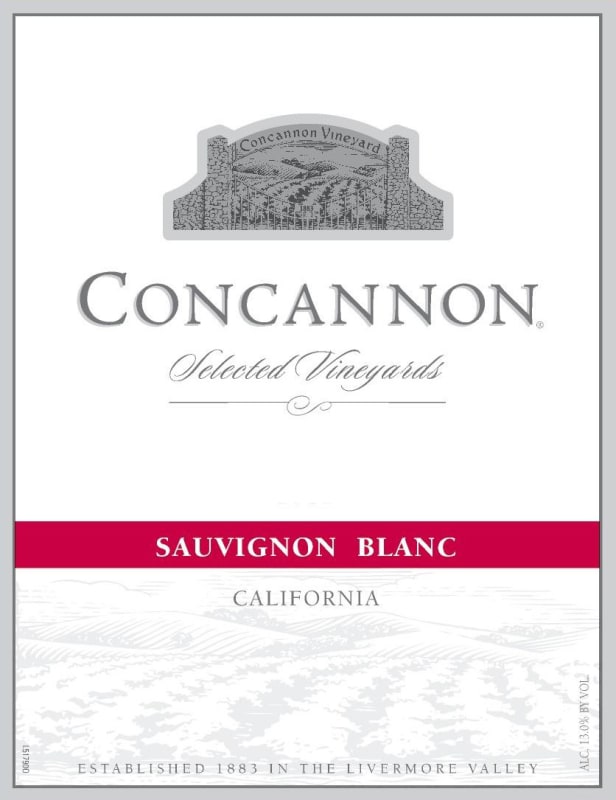 Concannon Selected Vineyards Sauvignon Blanc 2013 Front Label