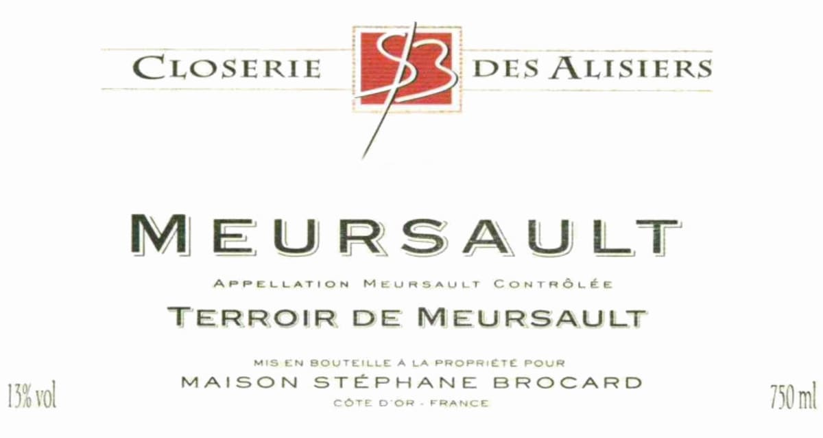 Stephane Brocard - Closerie des Alisiers Meursault Terroir de Meursault 2015 Front Label