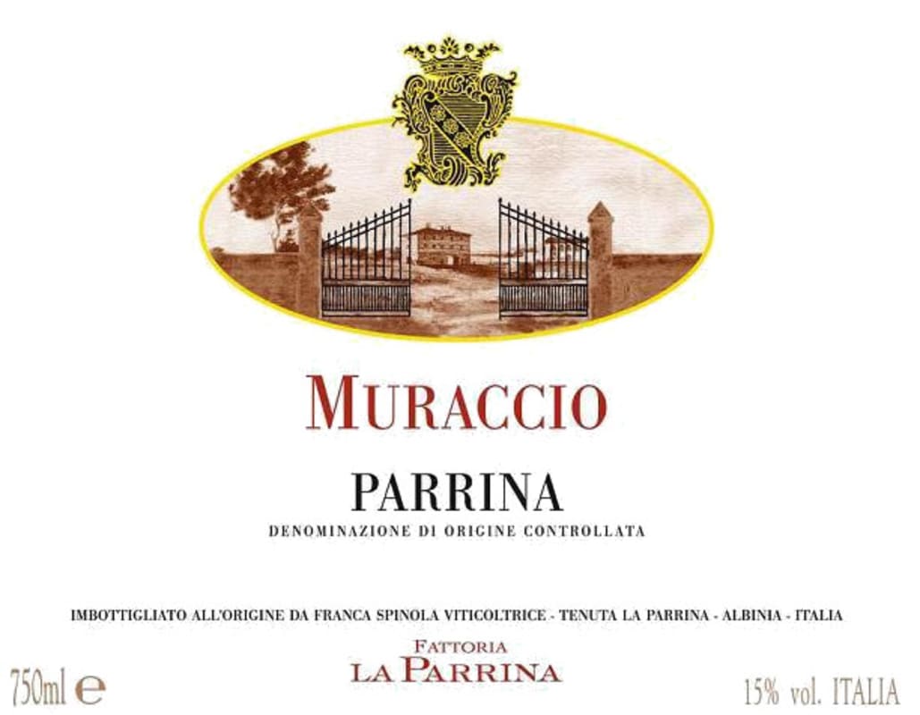 La Parrina Parrina Muraccio Rosso 2007 Front Label