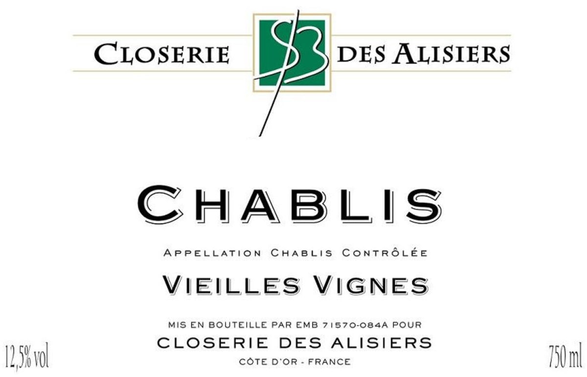 Stephane Brocard - Closerie des Alisiers Chablis Vieilles Vignes 2014 Front Label