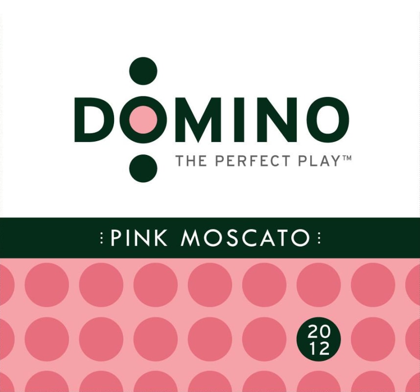 Domino Wines Pink Moscato 2012 Front Label