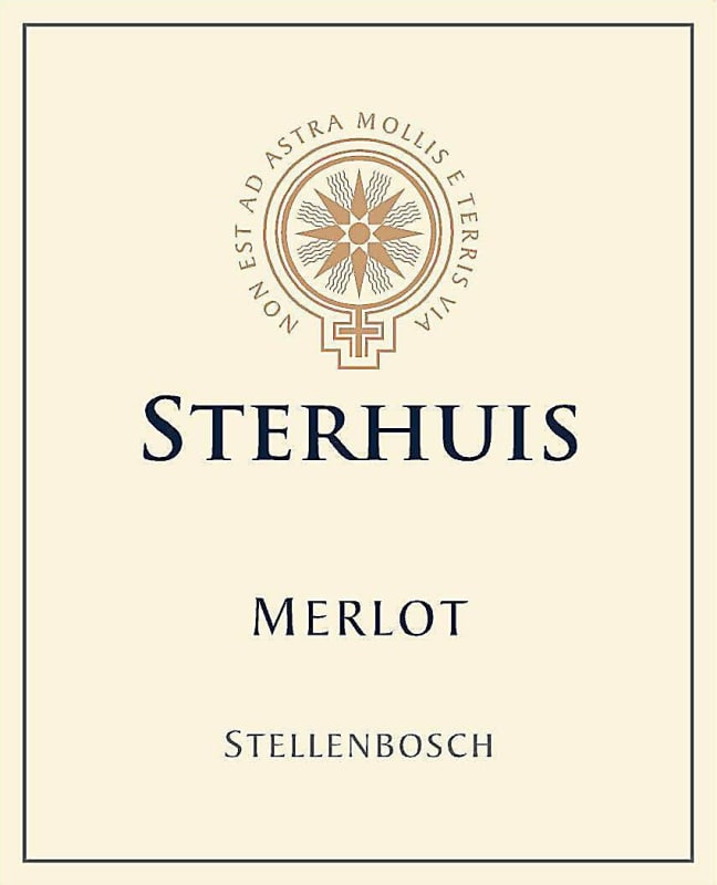 Sterhuis Wines Merlot 2009 Front Label