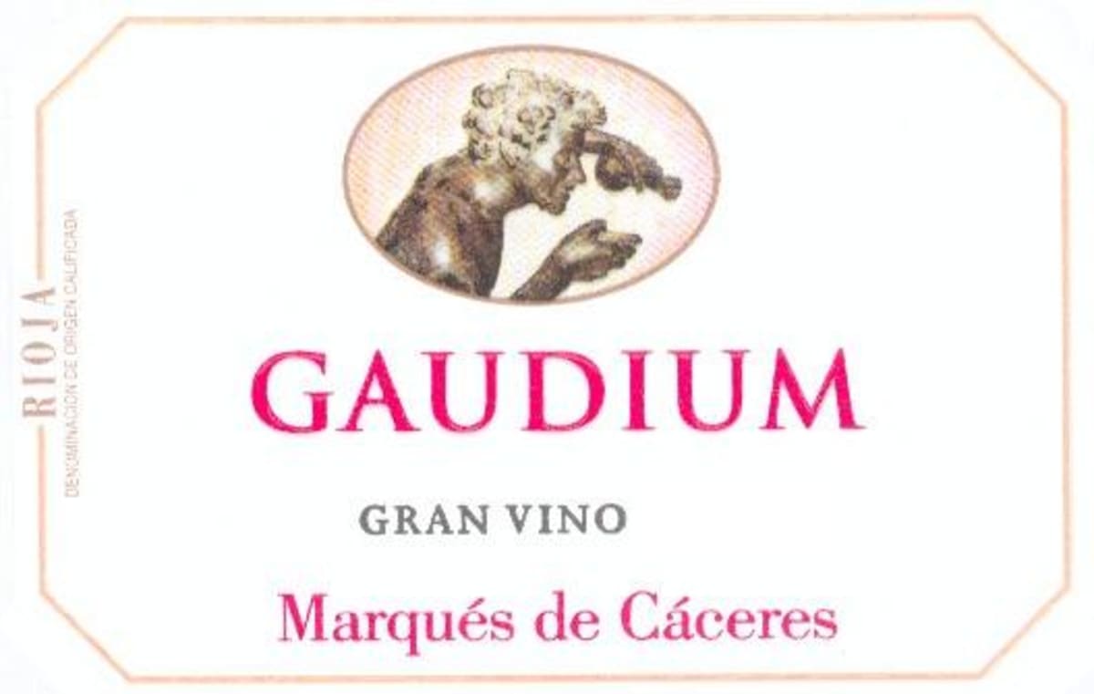 Marques de Caceres Rioja Gaudium 2009 Front Label