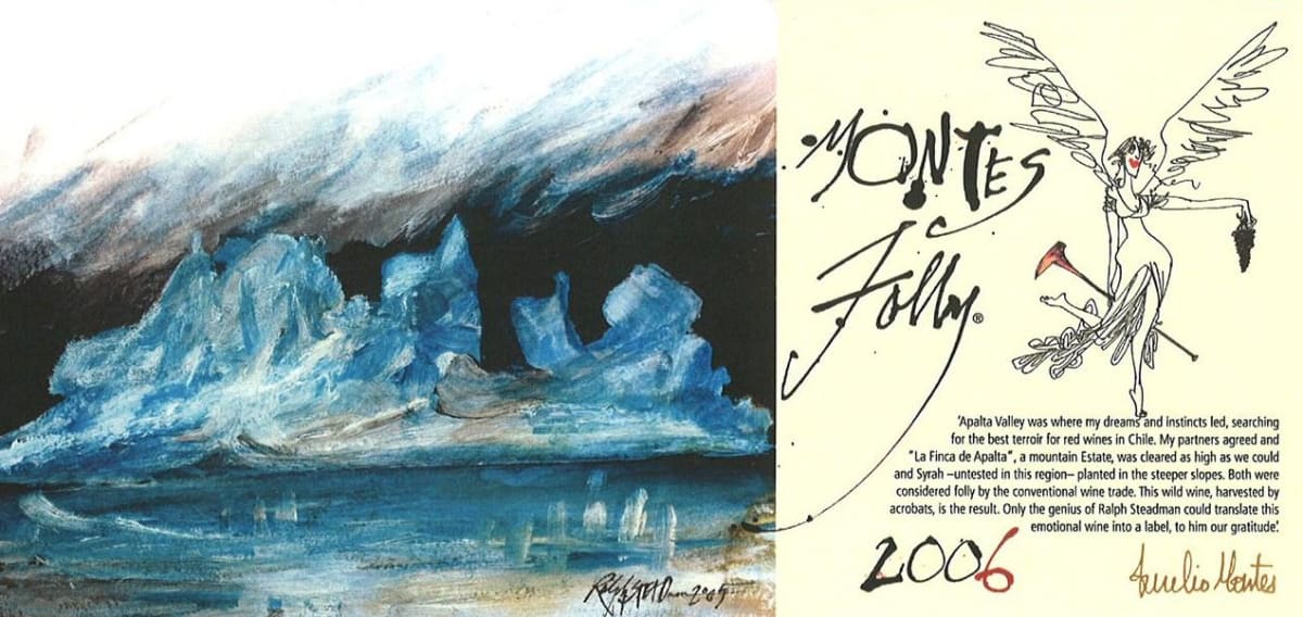 Montes Folly Syrah 2006 Front Label