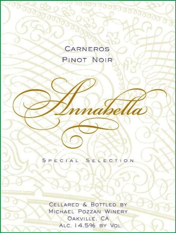 Michael Pozzan Annabella Pinot Noir 2010 Front Label