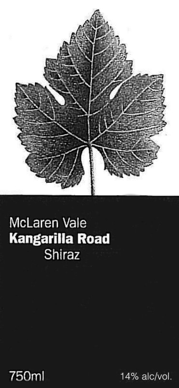 Kangarilla Road Shiraz 2008 Front Label