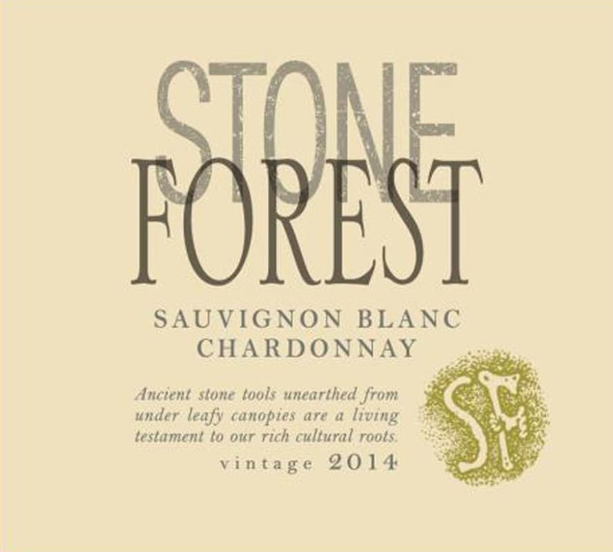 Stone Forest Sauvignon Blanc Chardonnay 2014 Front Label