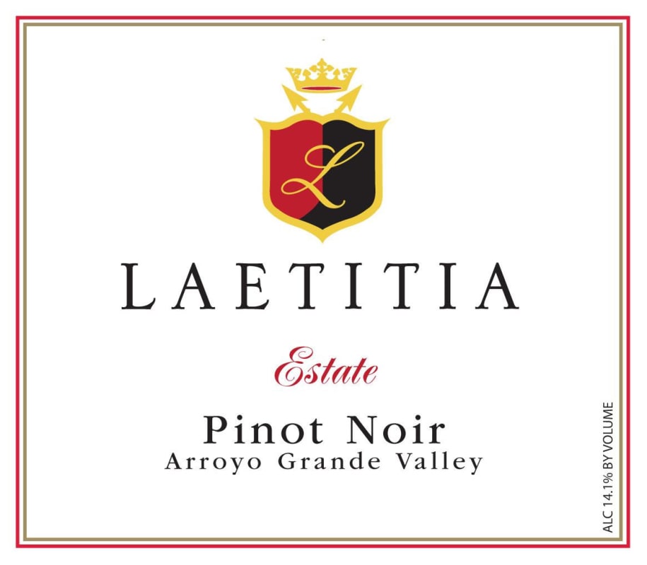 Laetitia Estate Pinot Noir 2009 Front Label