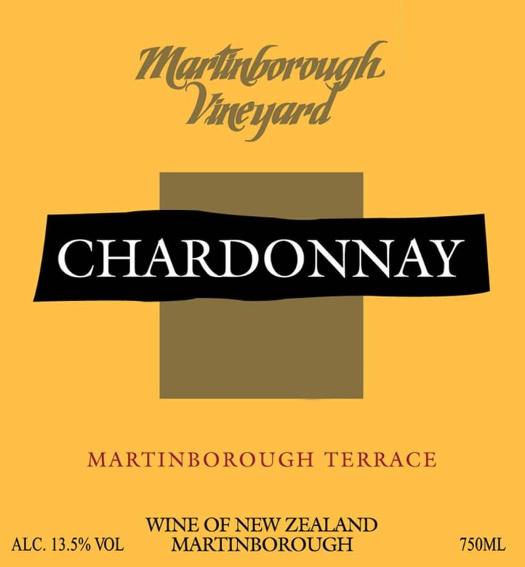 Martinborough Chardonnay 2012 Front Label