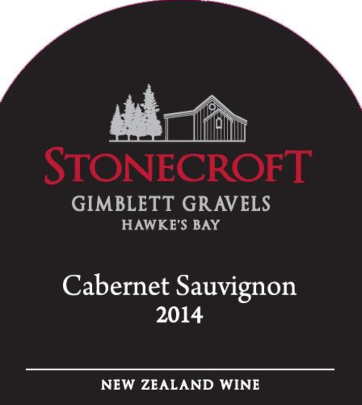 Stonecroft Wines Gimblett Gravels Cabernet Sauvignon 2014 Front Label