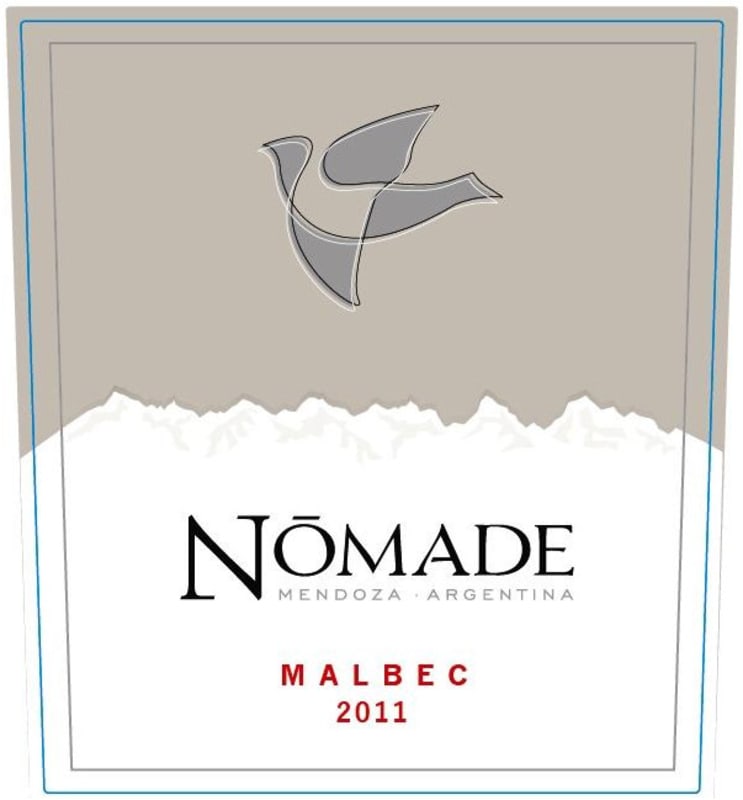 Nomade Malbec 2011 Front Label