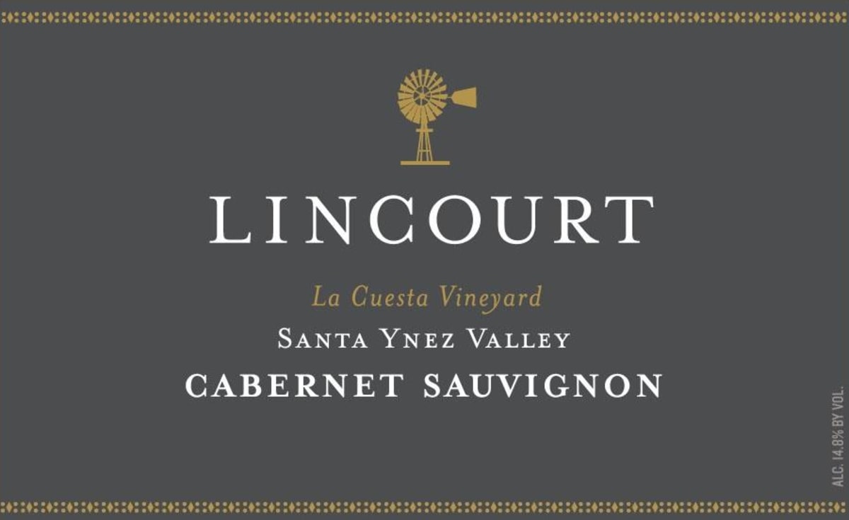 Lincourt La Cuesta Vineyard Cabernet Sauvignon 2013 Front Label