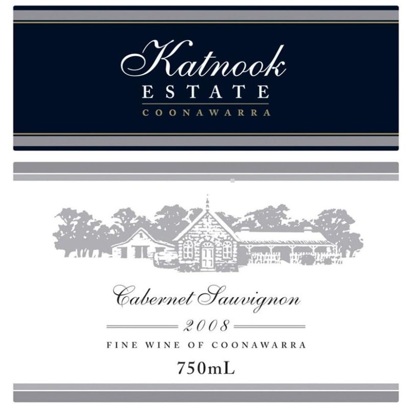 Katnook Estate Cabernet Sauvignon 2008 Front Label