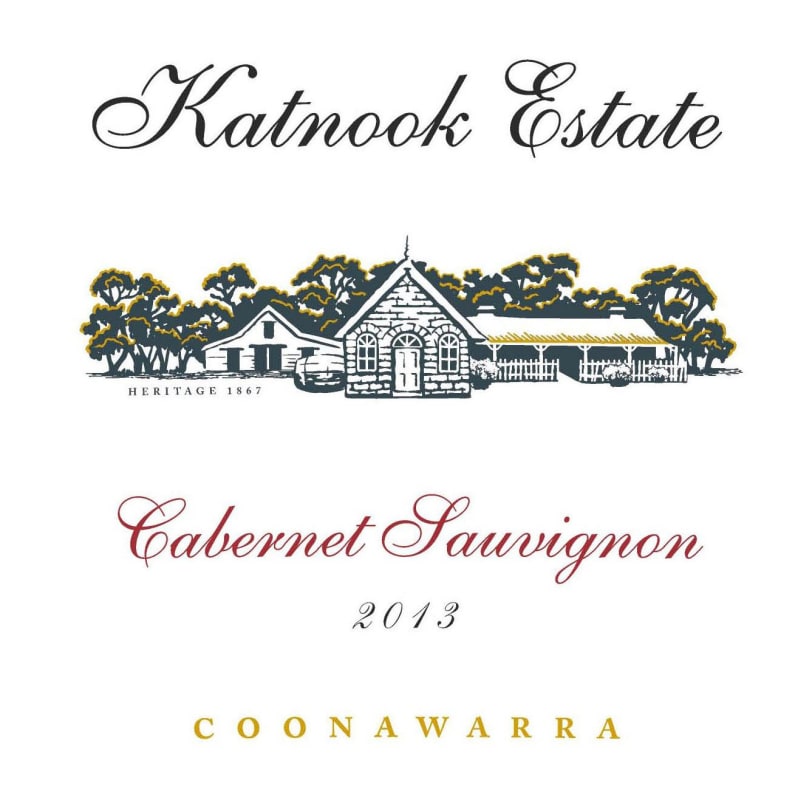 Katnook Estate Cabernet Sauvignon 2013 Front Label