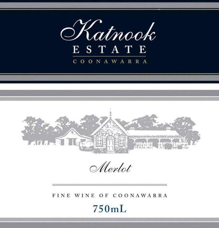 Katnook Estate Merlot 2013 Front Label