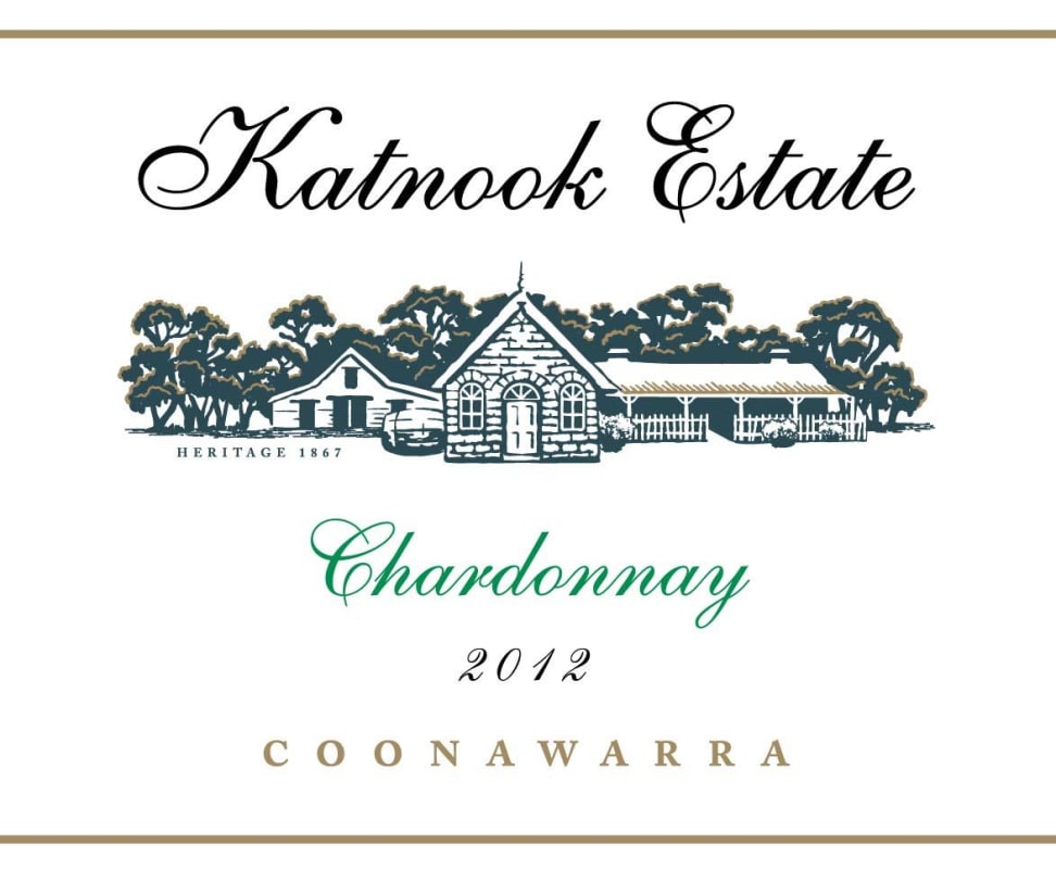 Katnook Estate Chardonnay 2012 Front Label