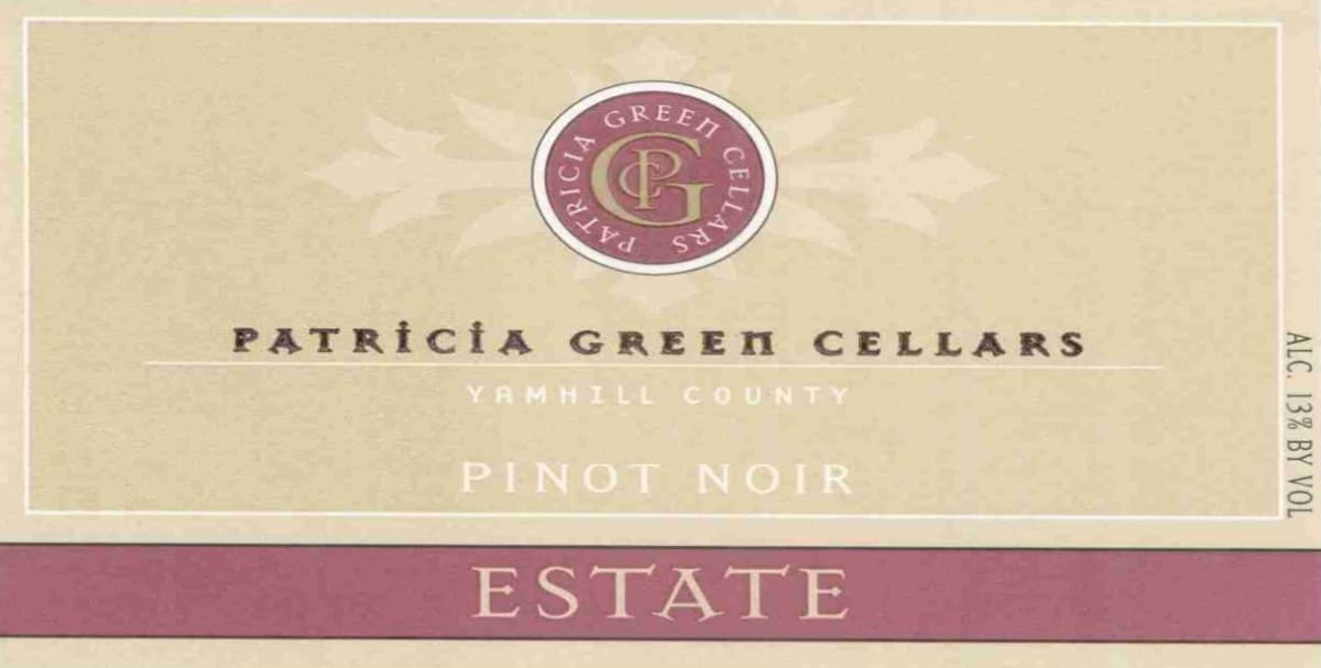 Patricia Green Estate Pinot Noir 2010 Front Label