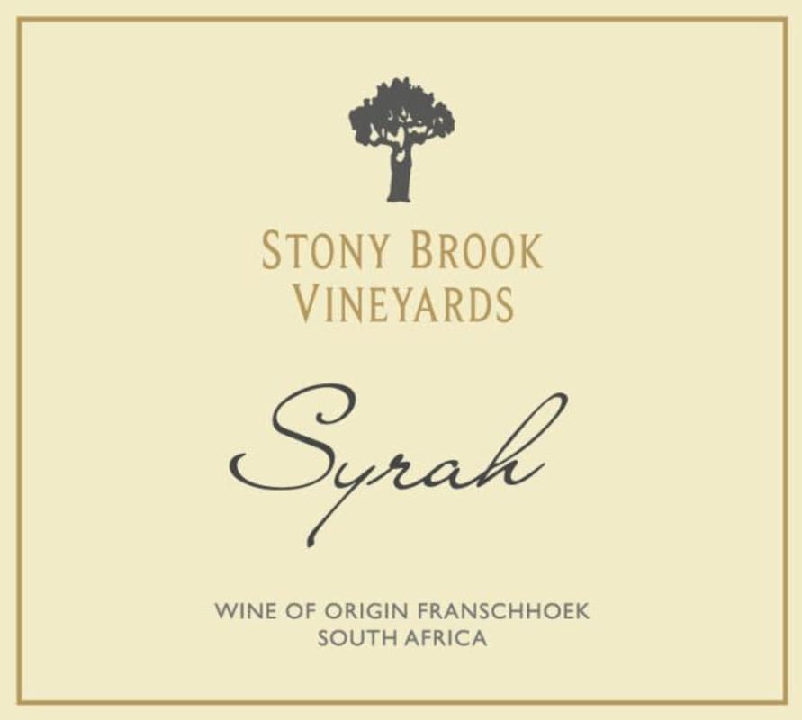 Stony Brook Vineyards Syrah 2010 Front Label