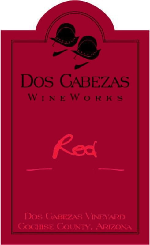 Dos Cabezas Winery Works Red 2013 Front Label