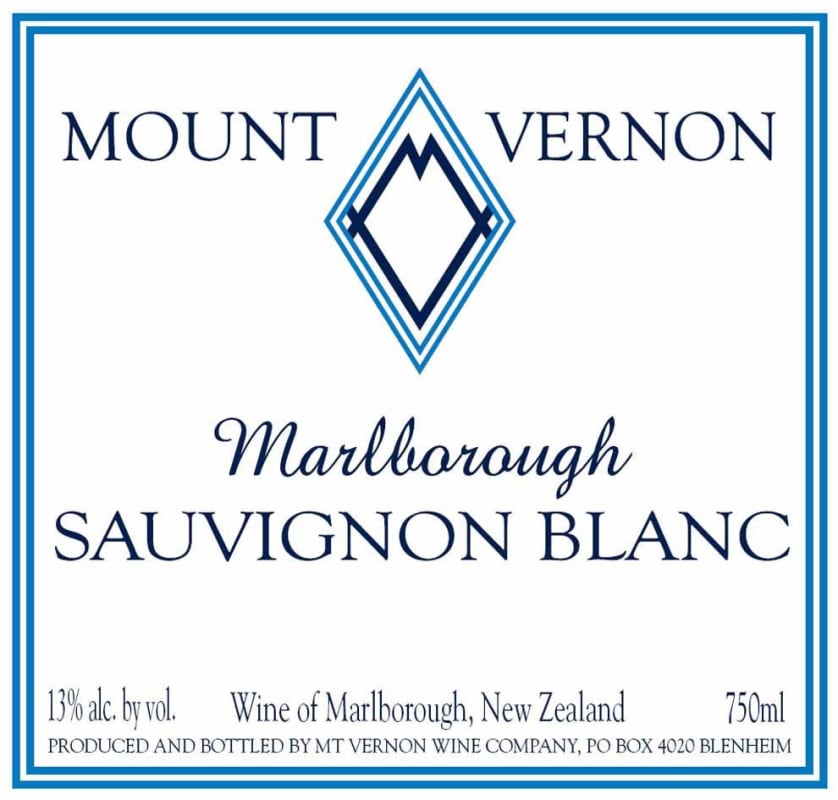 Mount Vernon Sauvignon Blanc 2013 Front Label