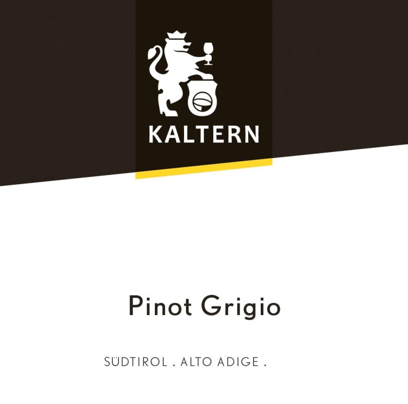 Kellerei Kaltern Caldaro Pinot Grigio 2015 Front Label