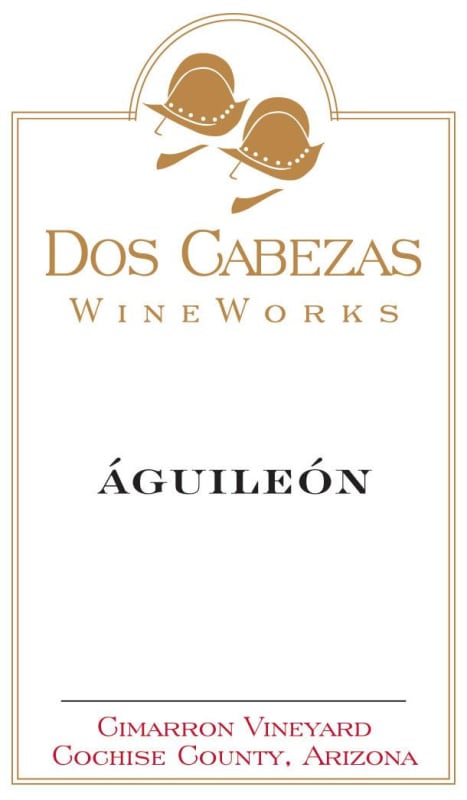 Dos Cabezas Winery Aguileon 2012 Front Label