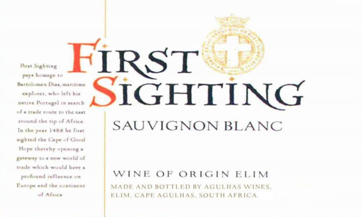 Strandveld First Sighting Sauvignon Blanc 2010 Front Label
