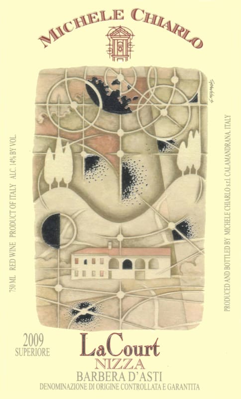 Michele Chiarlo Barbera d'Asti La Court 2009 Front Label