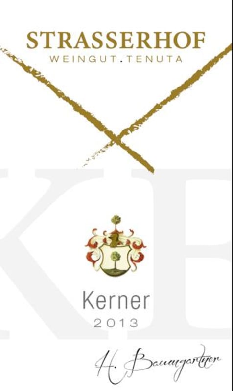Strasserhof Trentino-Alto Adige Kerner 2013 Front Label