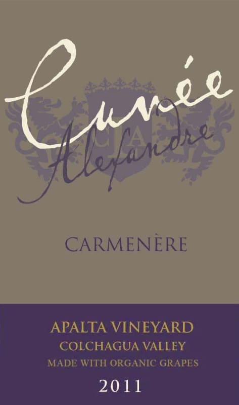 Lapostolle Apalta Vineyard Cuvee Alexandre Carmenere 2011 Front Label