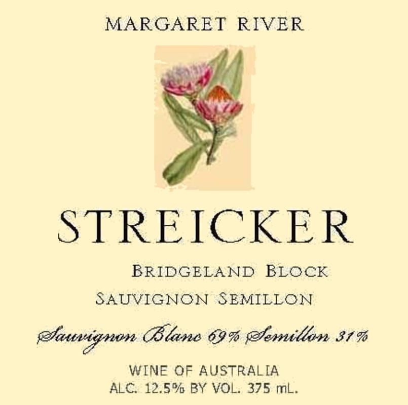 Streicker Wines Bridgeland Block Sauvignon Semillon 2012 Front Label