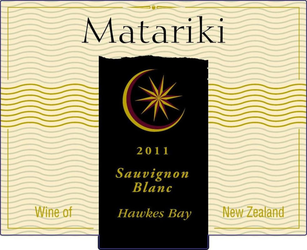 Matariki Sauvignon Blanc 2011 Front Label