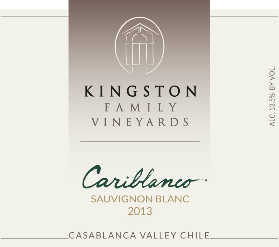 Kingston Family Vineyards Cariblanco Sauvignon Blanc 2013 Front Label