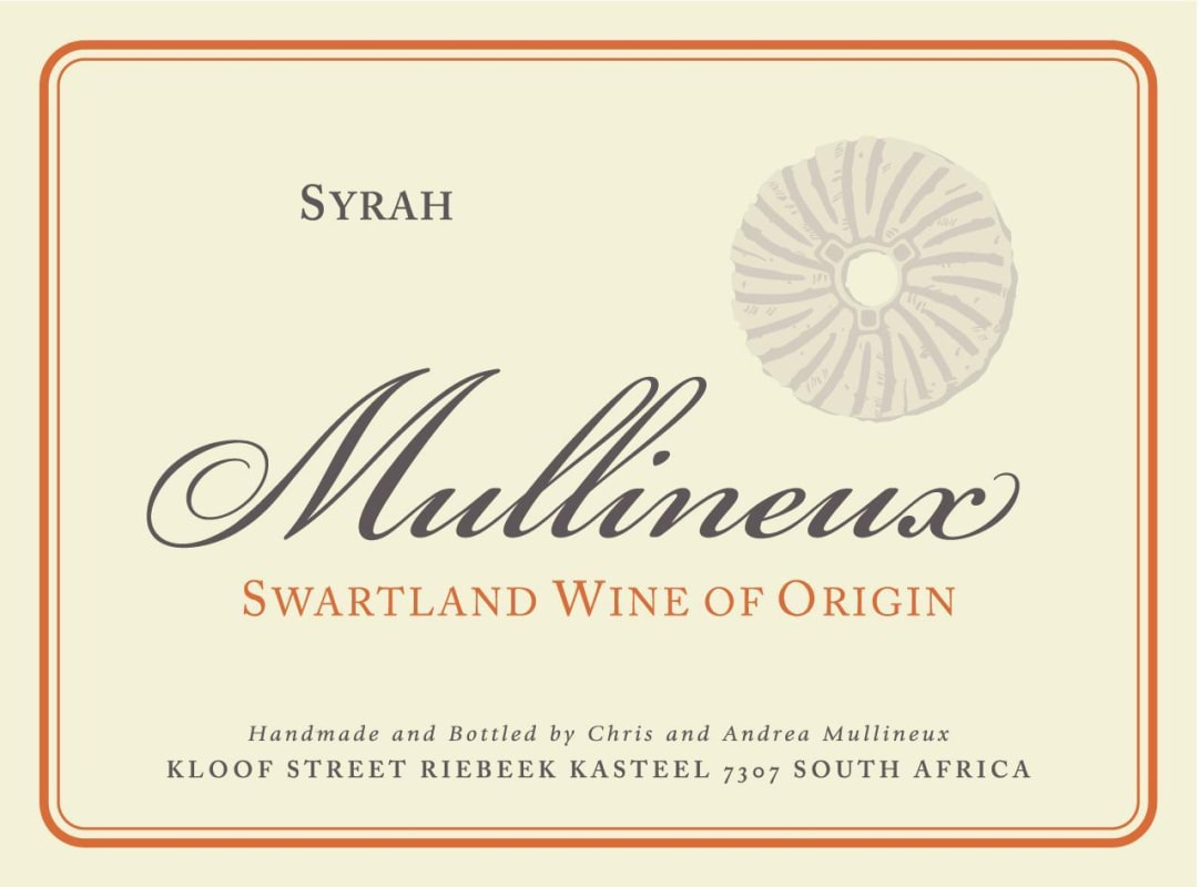 Mullineux Family Wines Syrah 2013 Front Label