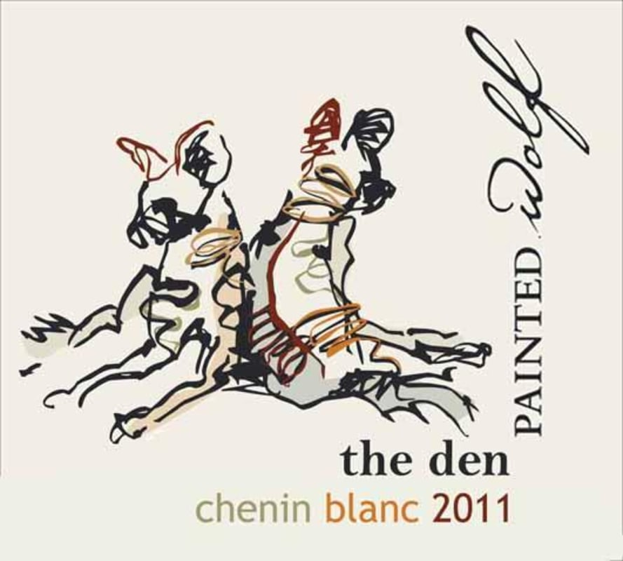 Painted Wolf The Den Chenin Blanc 2011 Front Label
