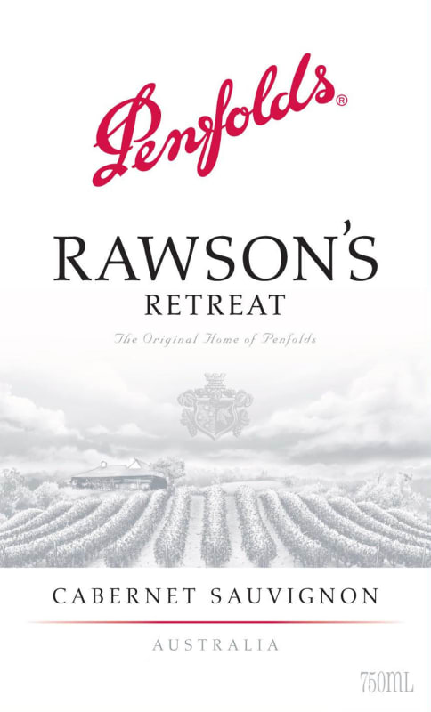 Penfolds Rawson's Retreat Cabernet Sauvignon 2015 Front Label