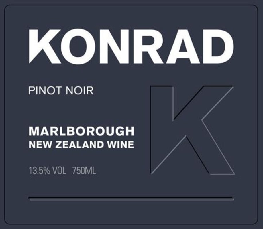 Konrad Pinot Noir 2013 Front Label