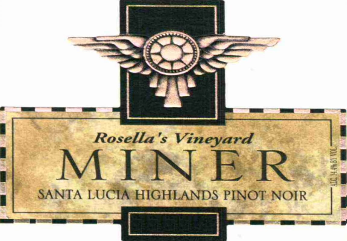 Miner Family Rosella's Vineyard Pinot Noir 2009 Front Label
