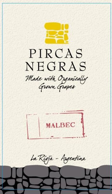 Pircas Negras Malbec 2013 Front Label
