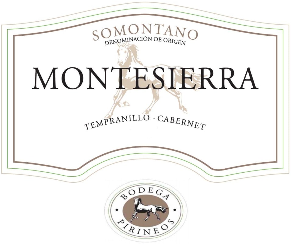 Pirineos Montesierra Tinto 2014 Front Label