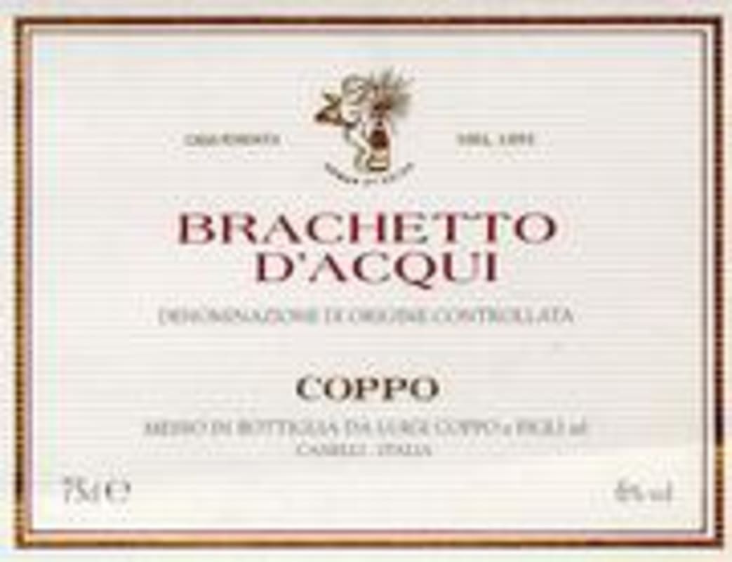 Coppo Brachetto d'Acqui Front Label