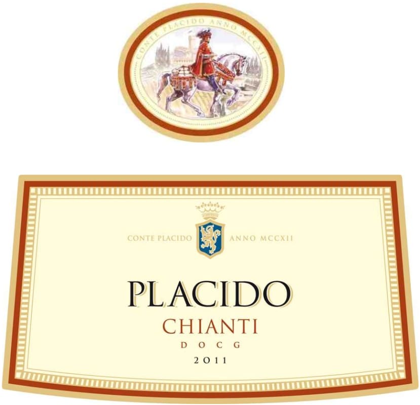 Placido Chianti 2011 Front Label