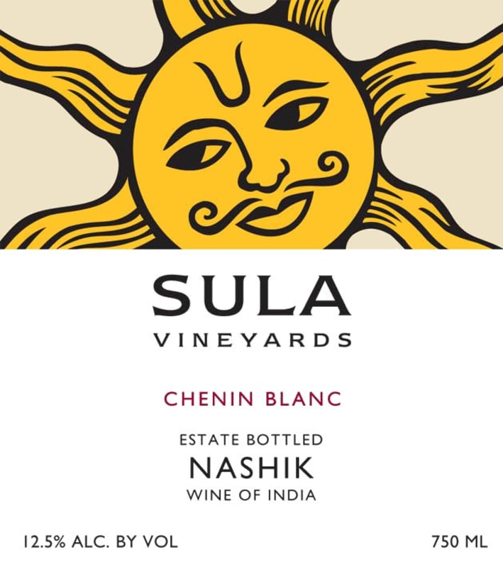 Sula Vineyards Nashik Chenin Blanc 2015 Front Label