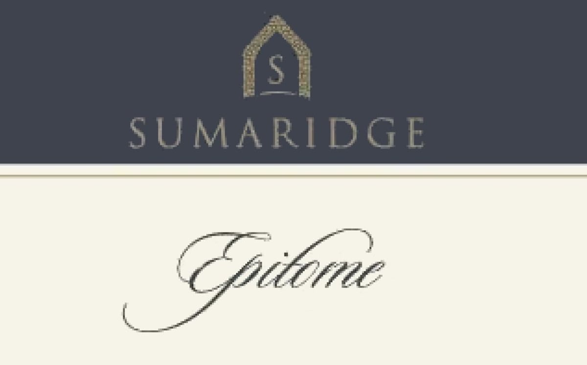 Sumaridge Epitome 2010 Front Label