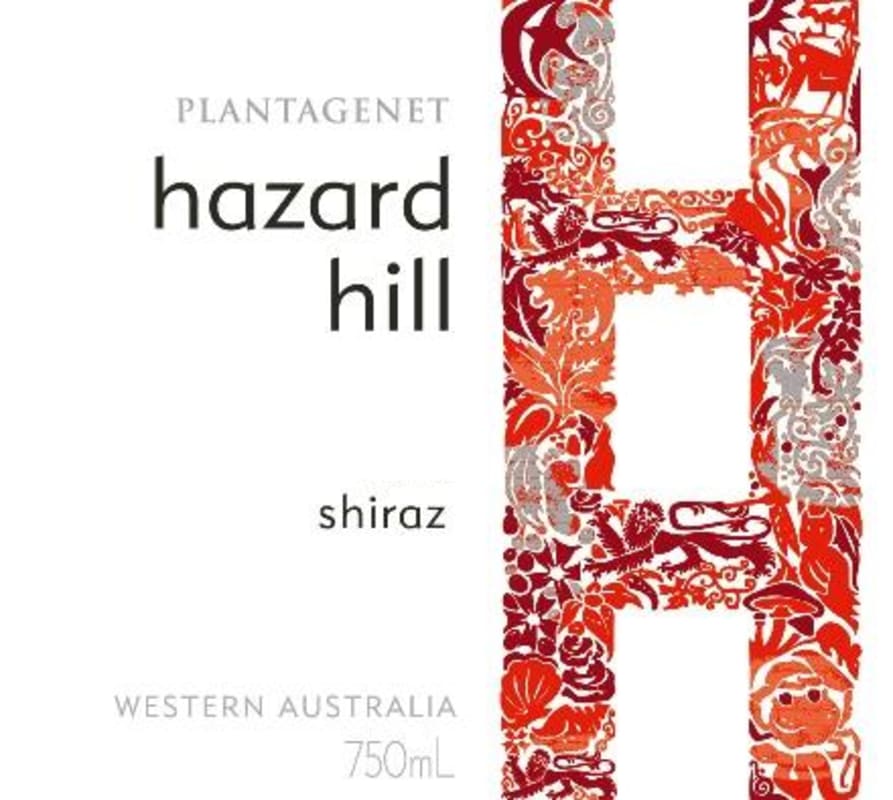 Plantagenet Hazard Hill Shiraz 2013 Front Label